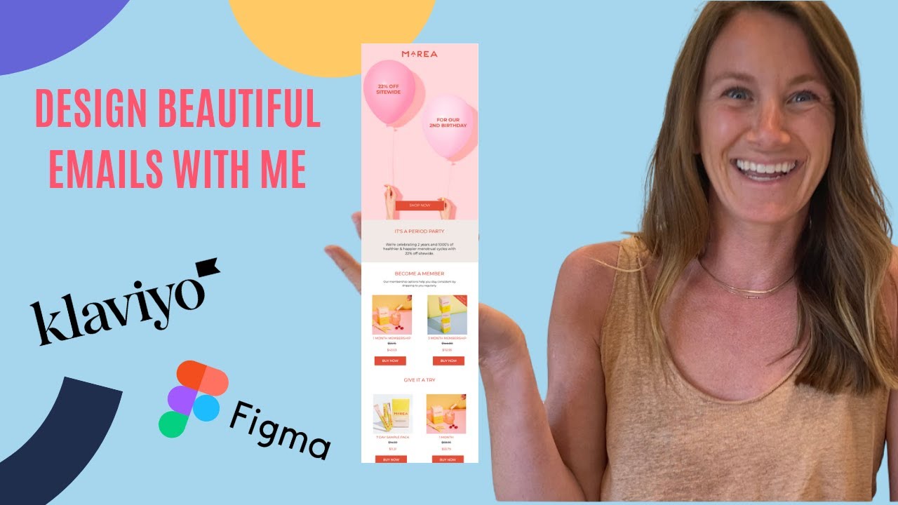 How to Design Emails in Klaviyo | 2022 Tutorial [New Editor] | Figma + Klaviyo