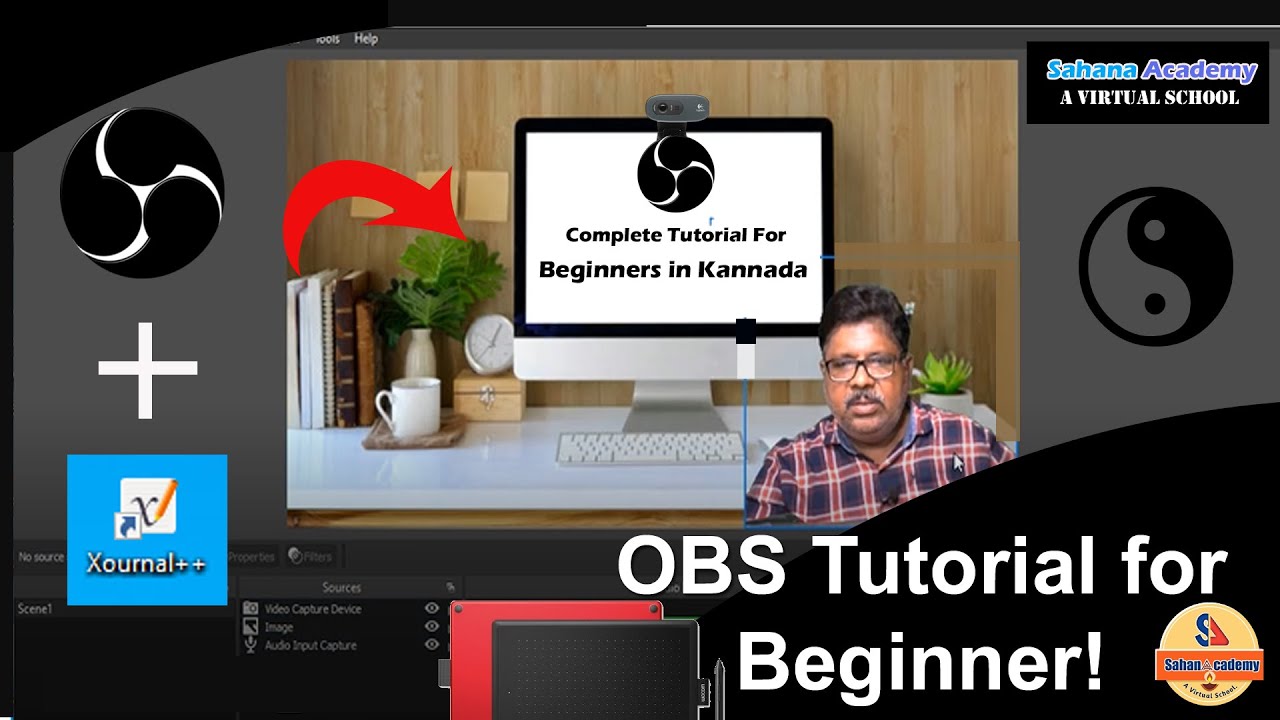 OBS tutorial in Kannada |  for beginners.