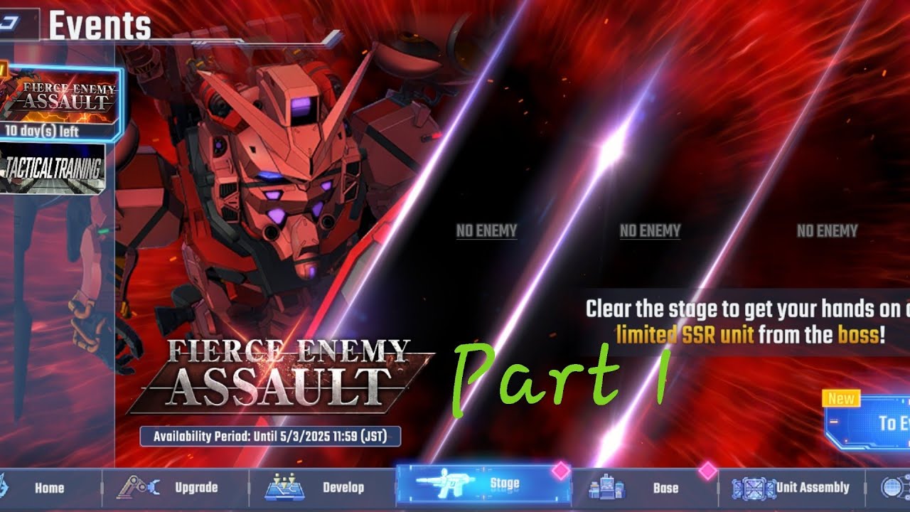 【SD Gundam】Fierce Enemy Assault Event (Red Gundam) Normal