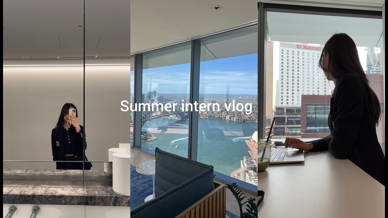 🇦🇺Summer Intern vlog | Uni holidays, first role in corporate