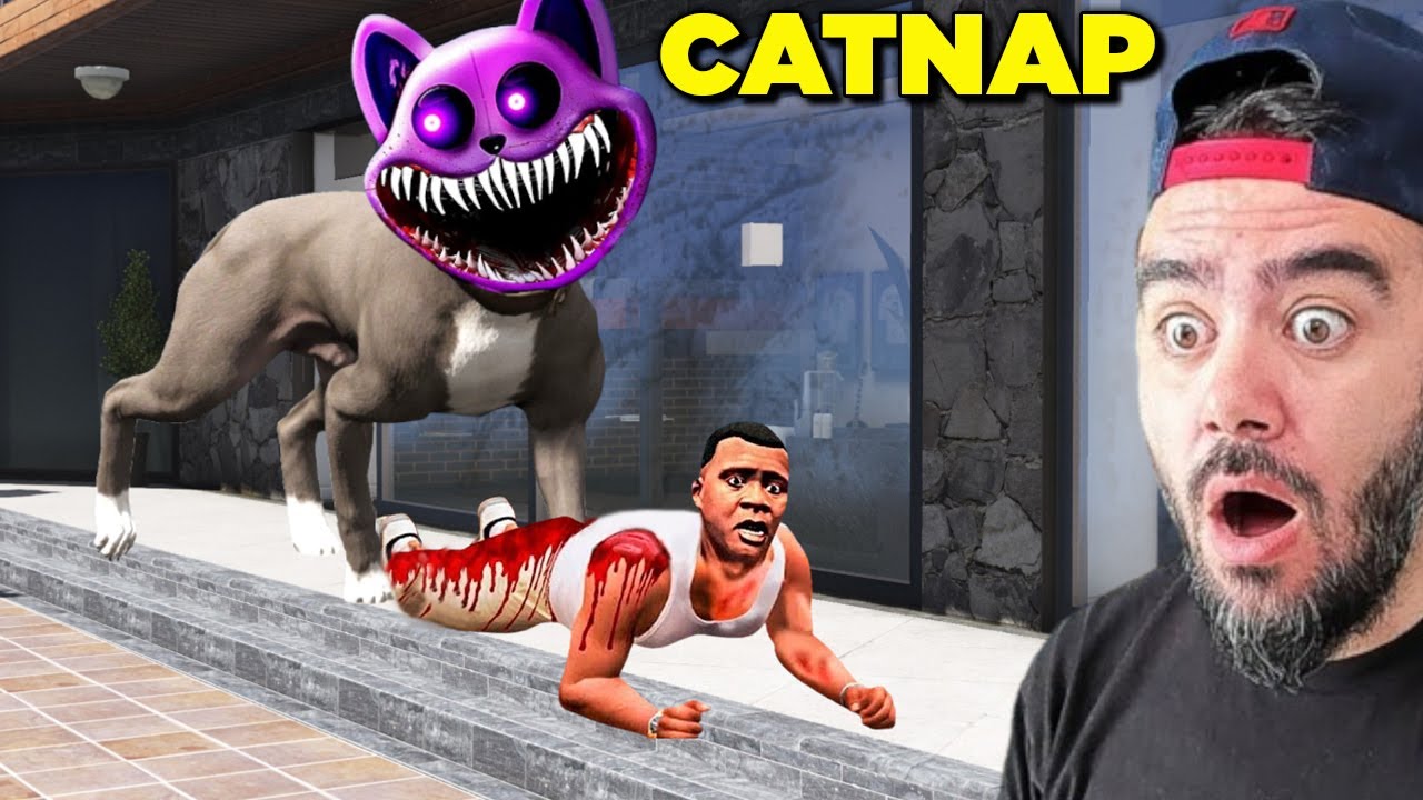 FRANKLININ YENI KÖPEGIN IÇINDEN CATNAP ÇIKTI - GTA 5 MODS