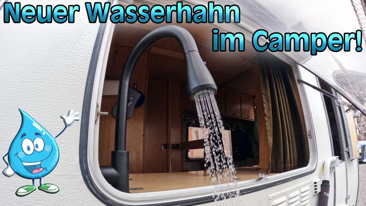 Ausziehbaren Wasserhahn nachrüsten im VAN! | Dobby & Bob