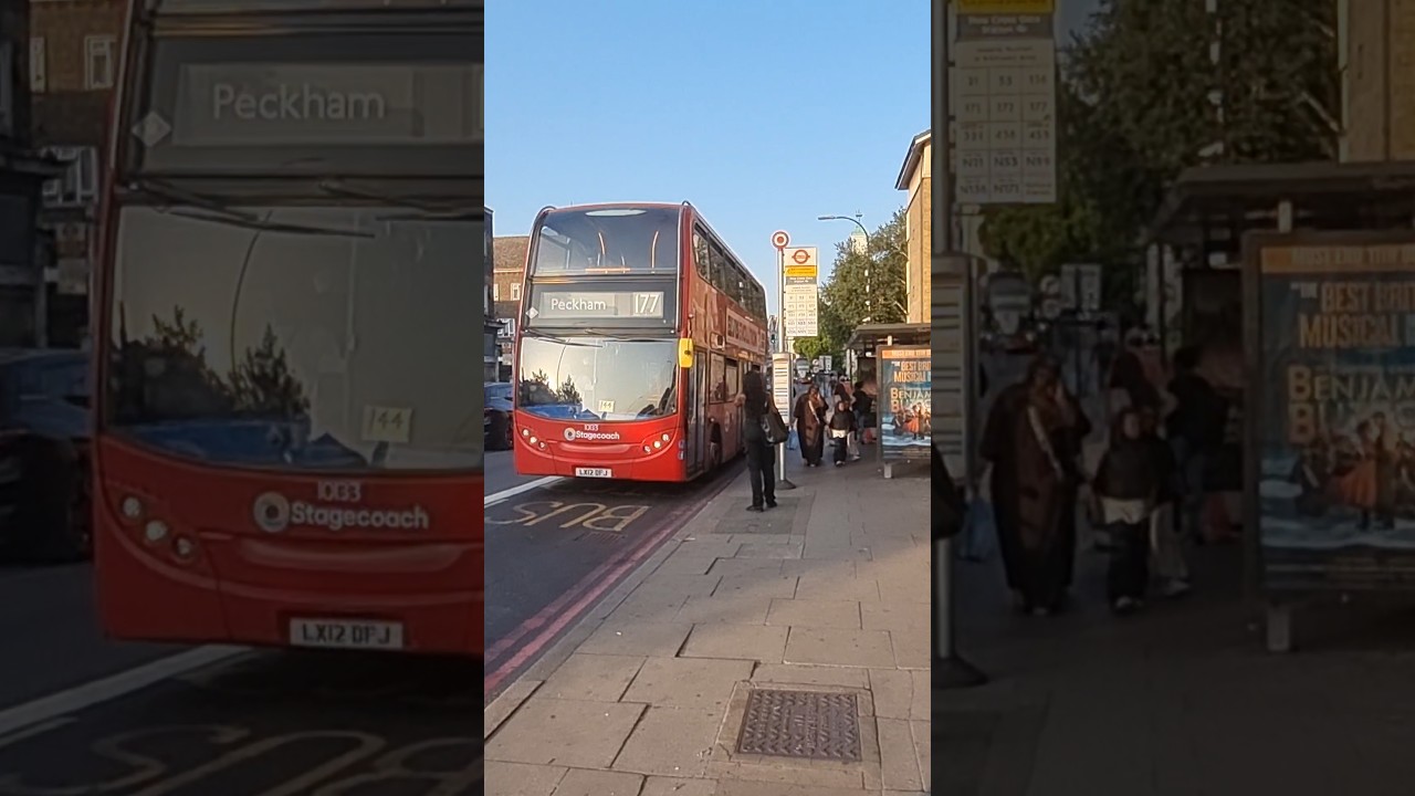 *Nice PD Driver* 10133 (LX12DFJ) at New Cross Gate on Stagecoach London Bus Route 177