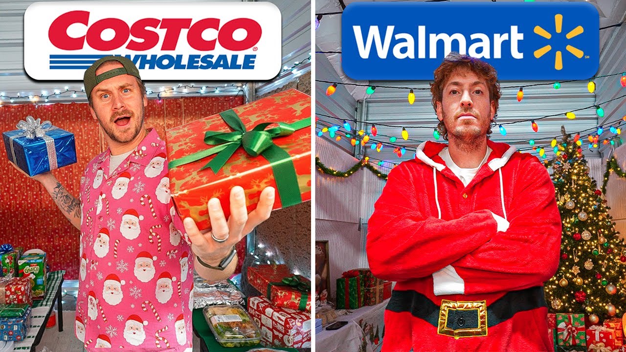 Costco VS Walmart Christmas Parties!