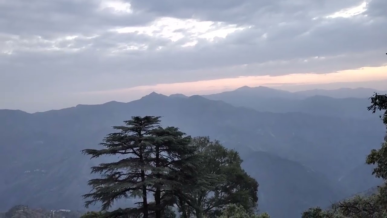 Mussoorie Morning Cloudy today