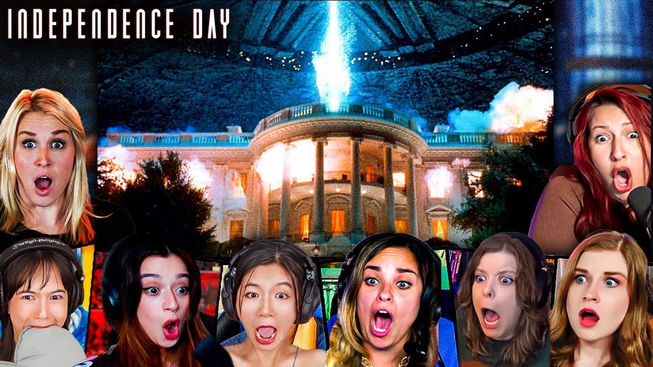TOP "Aliens Attack" Reactions! Independence Day 1996 Movie Reaction First Time Watching