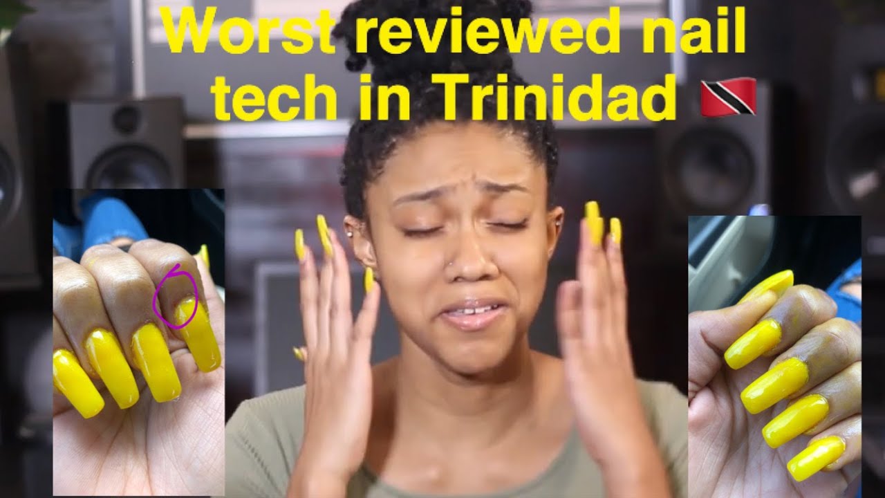 WORST NAIL TECH IN TRINIDAD | trini youtuber 2021