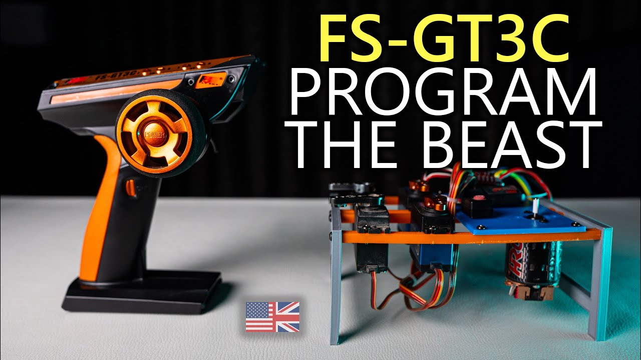 Programming the FS-GT3C [EN] #flysky #gt3c #rc