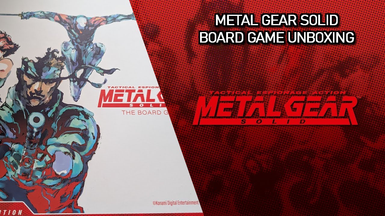 Metal Gear Solid Board Game - Integral Edition Unboxing