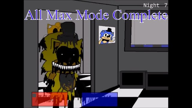 FNaS 3 - All Max Mode Complete + FNaSTale Easter Eggs