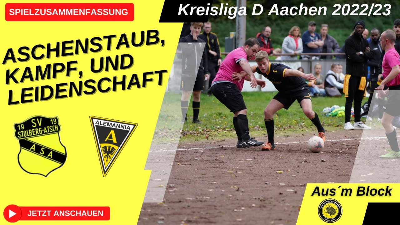 Blutgrätsche, Asche, Kreisliga - der gepflegte Pass zwischen ASA Atsch und Alemannia 2