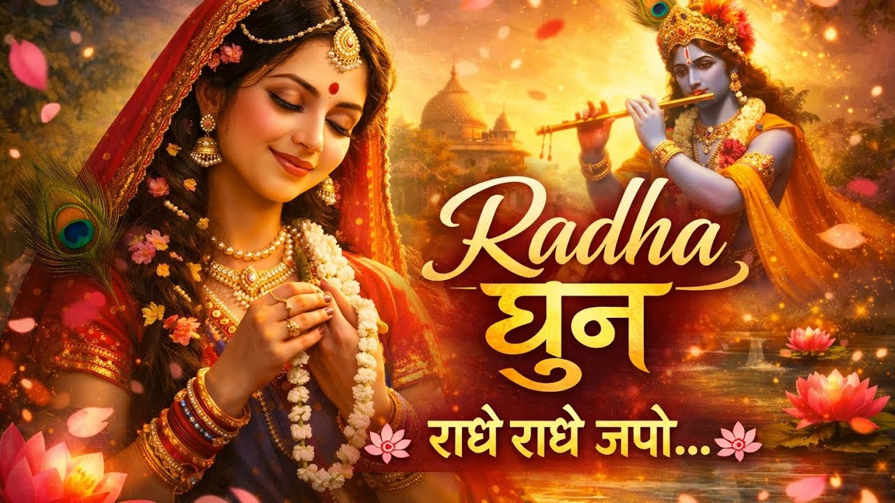 Radha Dhun | राधे राधे जपो | मन को शांति देने वाली मधुर भक्ति धुन