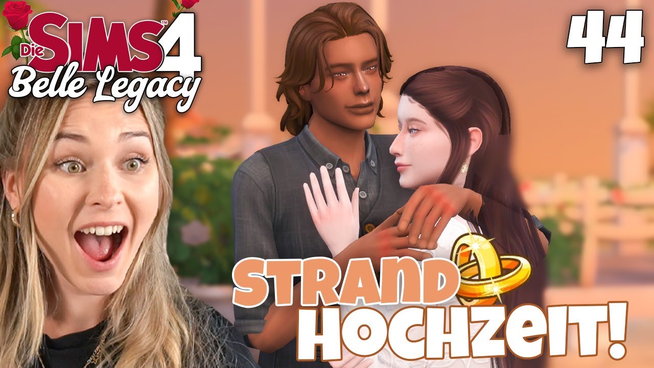 Die große Hochzeit am Strand! - Die Sims 4 Belle Legacy Part 44 | simfinity