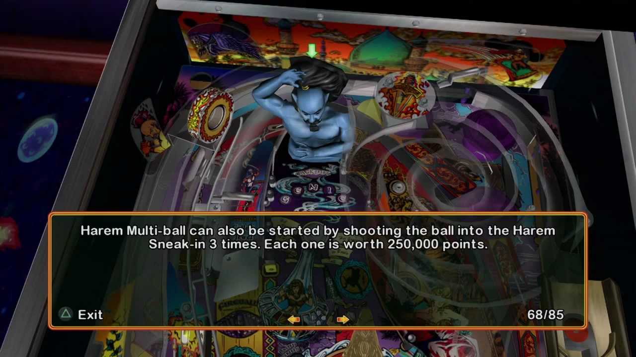 Tales of the Arabian Nights Rules - Williams Pinball Classics