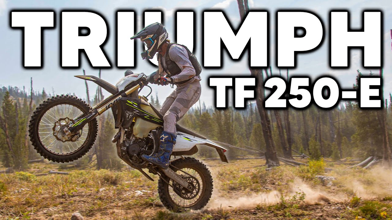 Riding the 2026 Triumph TF 250-E on Idaho Singletrack!