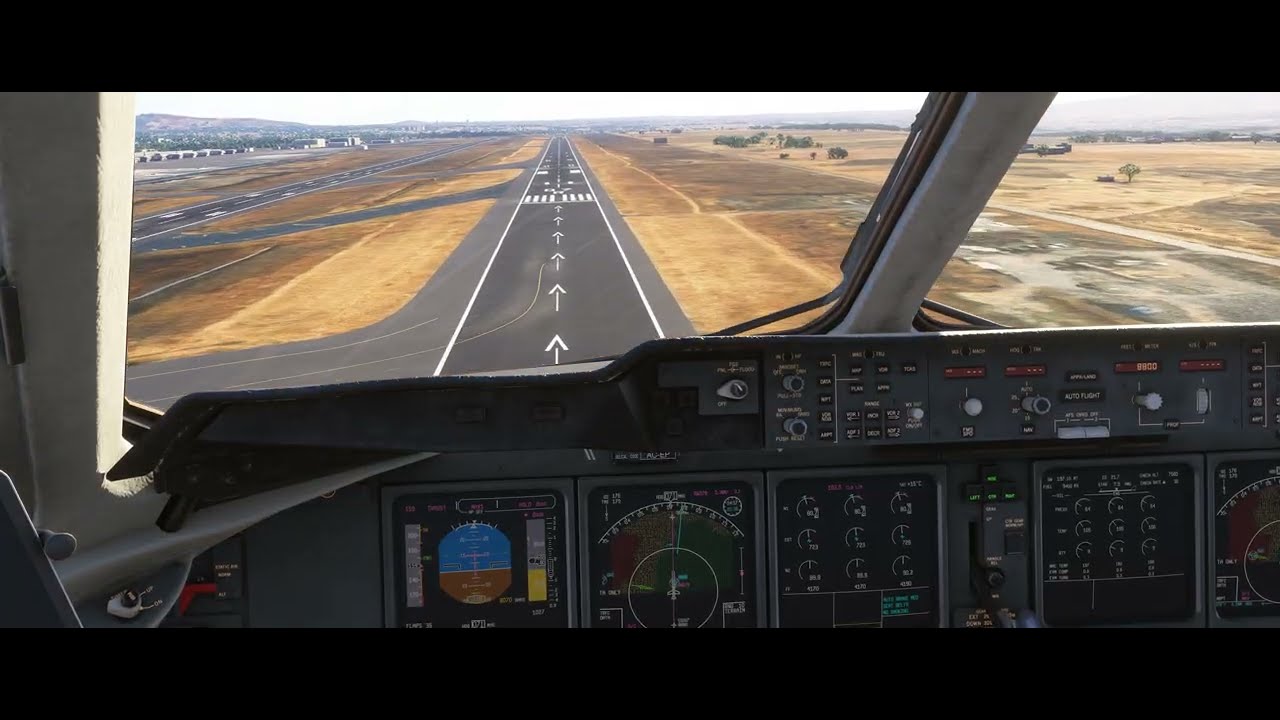 MSFS 2024 TFDi MD-11F Landing Addis Ababa Ethiopia