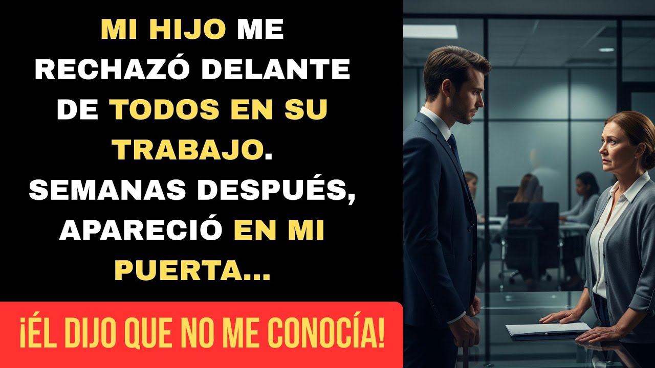 MI HIJO FINGIÓ QUE YO ERA UNA EXTRAÑA EN SU EMPRESA. LO QUE SUCEDIÓ DESPUÉS CAMBIÓ TODO💔