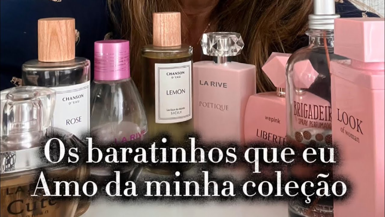 Os perfumes baratos que eu amo da minha coleção 
