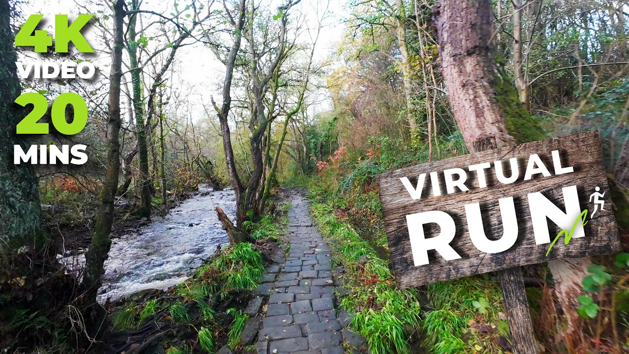 Autumn Along the Water – Sheffield’s Most Scenic | Running POV | Treadmill Virtual River Run