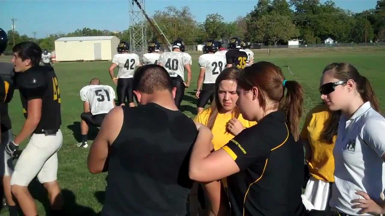 TLU athletic training students and staff switch roles for a