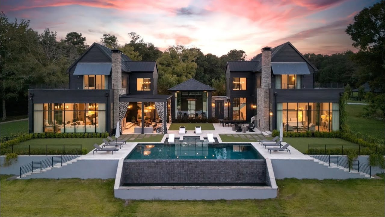 $15 MILLION MODERN FARMHOUSE ESTATE TOUR | 50-Acre Equestrian Paradise in Milton, Georgia.
