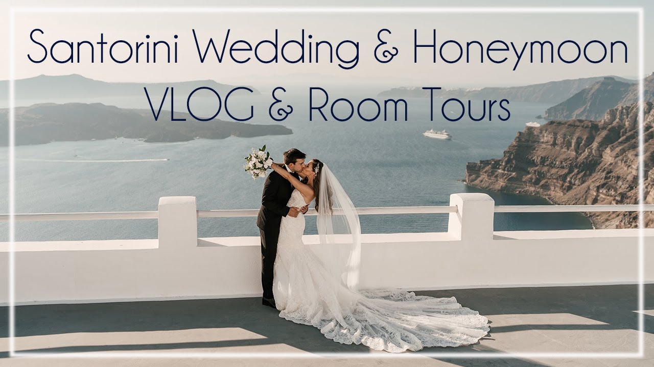 SANTORINI Wedding & Honeymoon VLOG & ROOM TOURS | Dana Villas | Cosmopolitan | Alta Vista | Olia