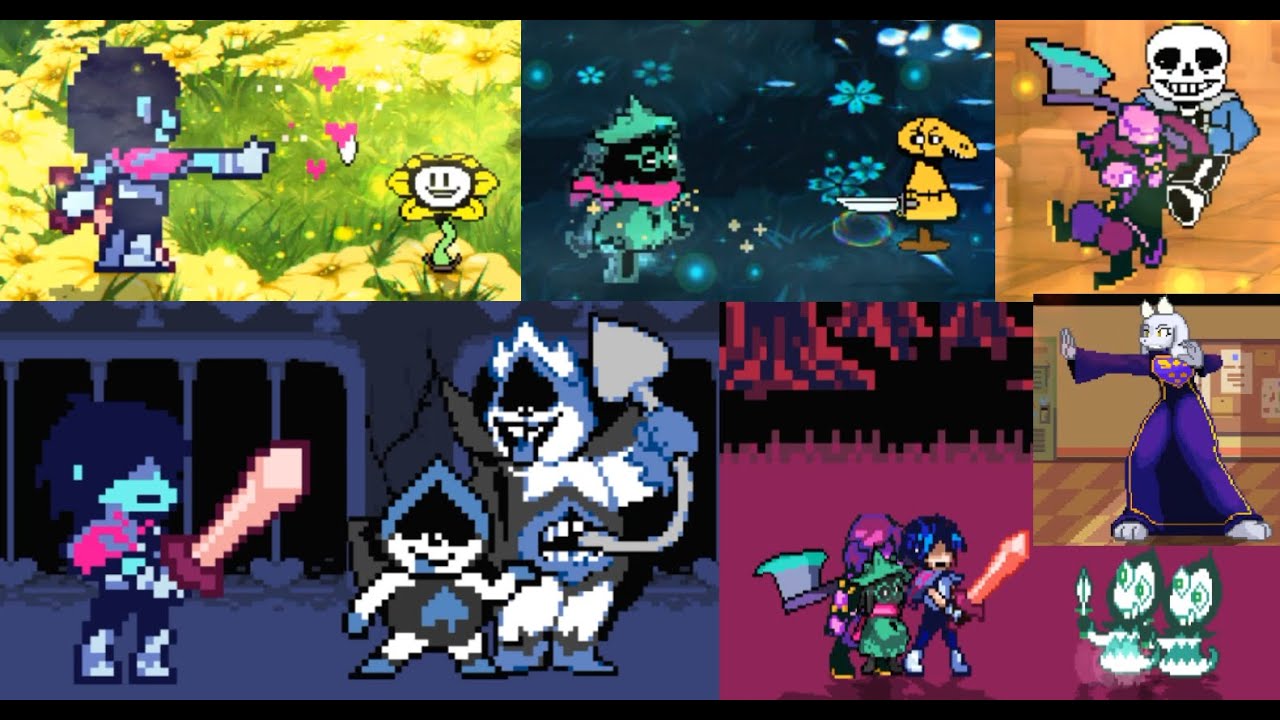 M.U.G.E.N - DELTARUNE, BUT SURPRISINGLY, ONLY THE GOOD SIDE WINS!