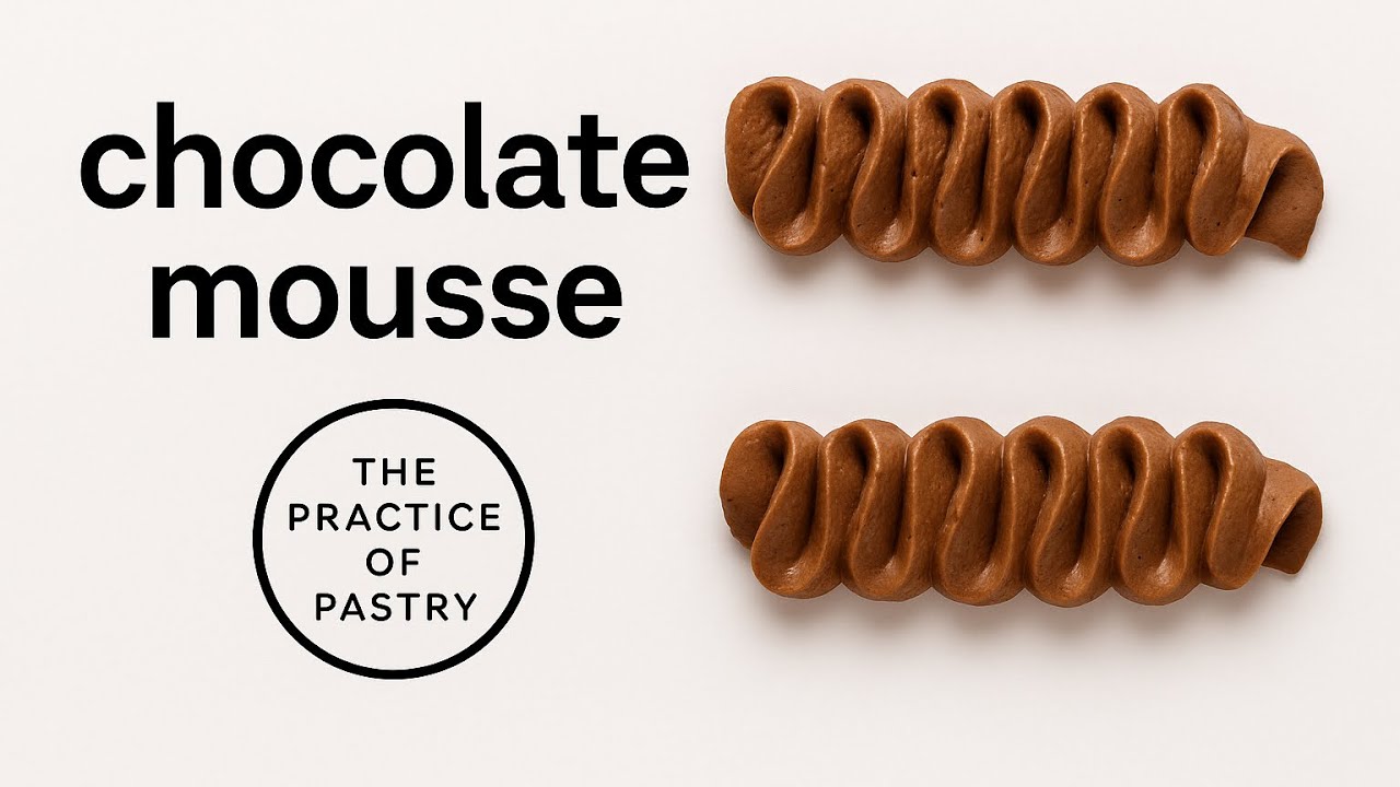 Classic French Chocolate Mousse - Pâte à Bombe Technique Explained by CEPC M Kathleen Meisinger