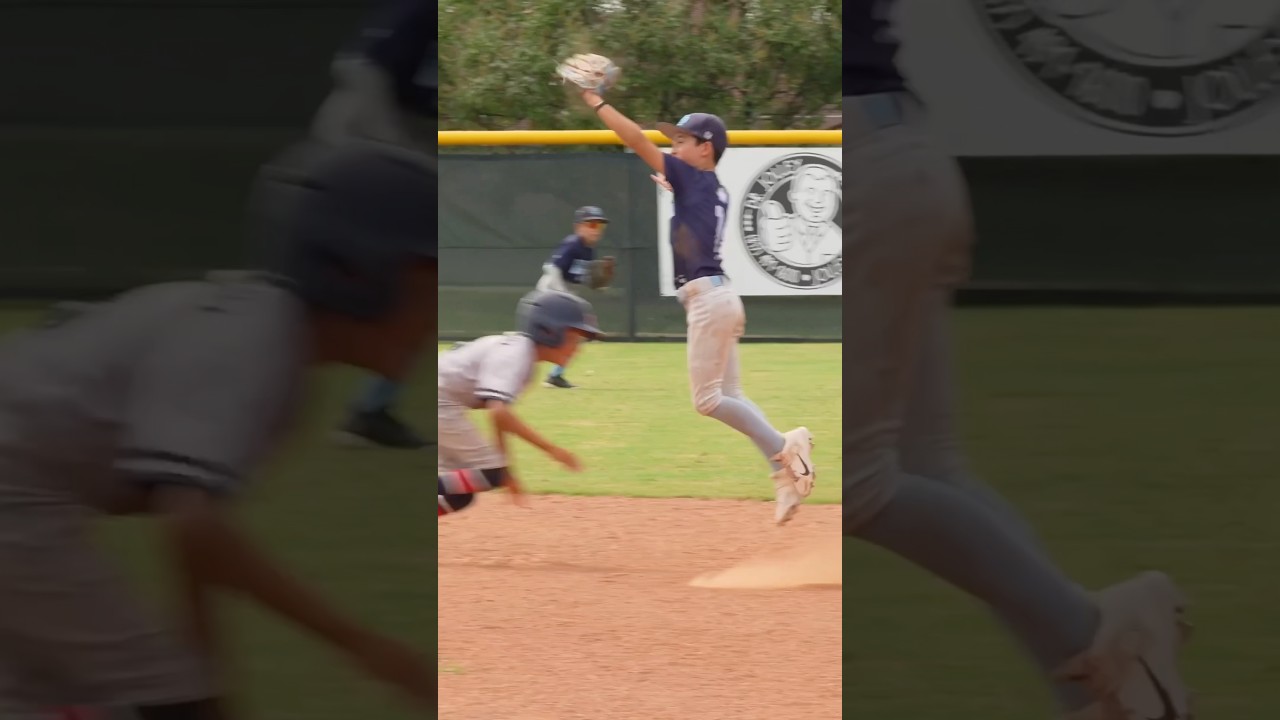 Was he safe or out? #basebroz #baseballlove #baseball #baseballlife #shortstop #baseball #infielder