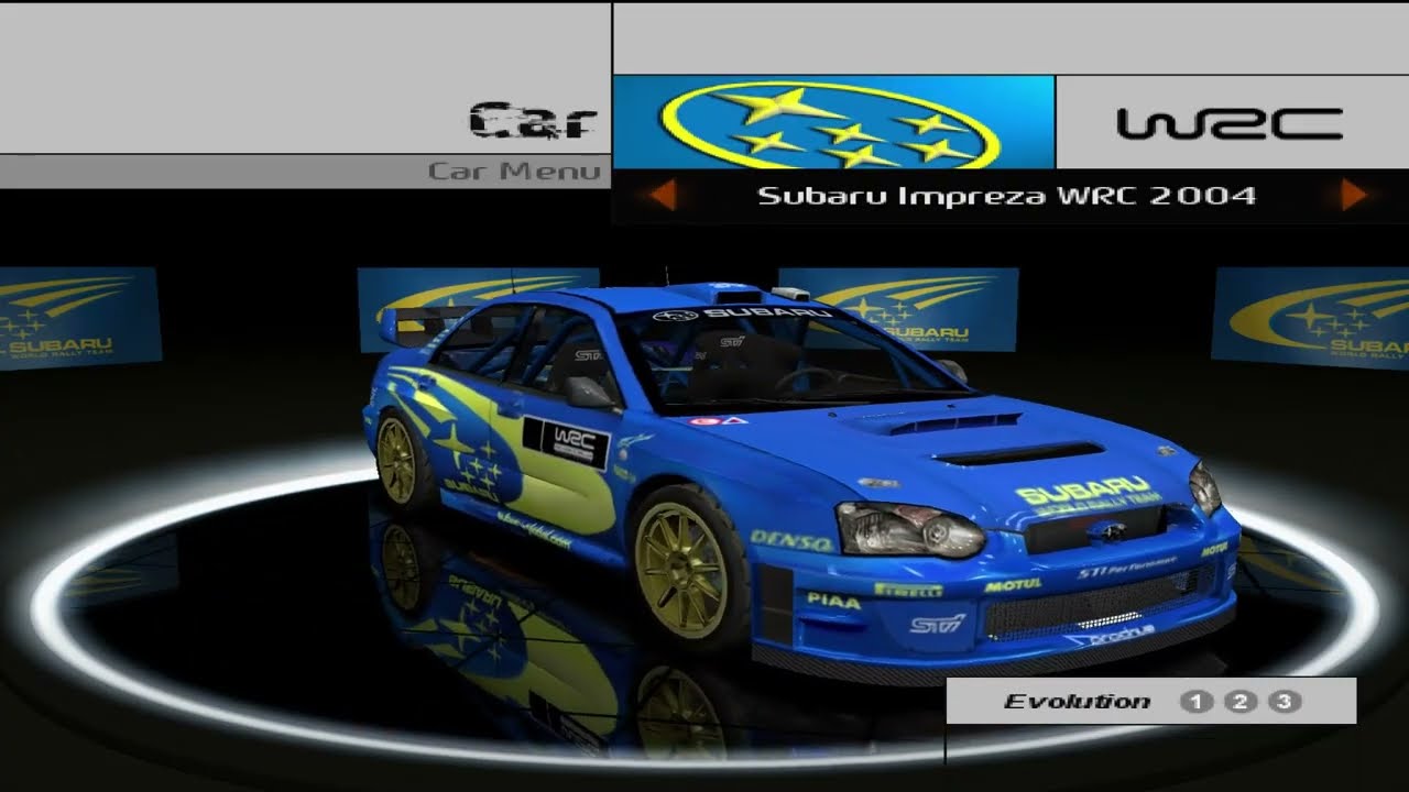 WRC 4 - PS2 - Intro, Quick Race and Time Trial