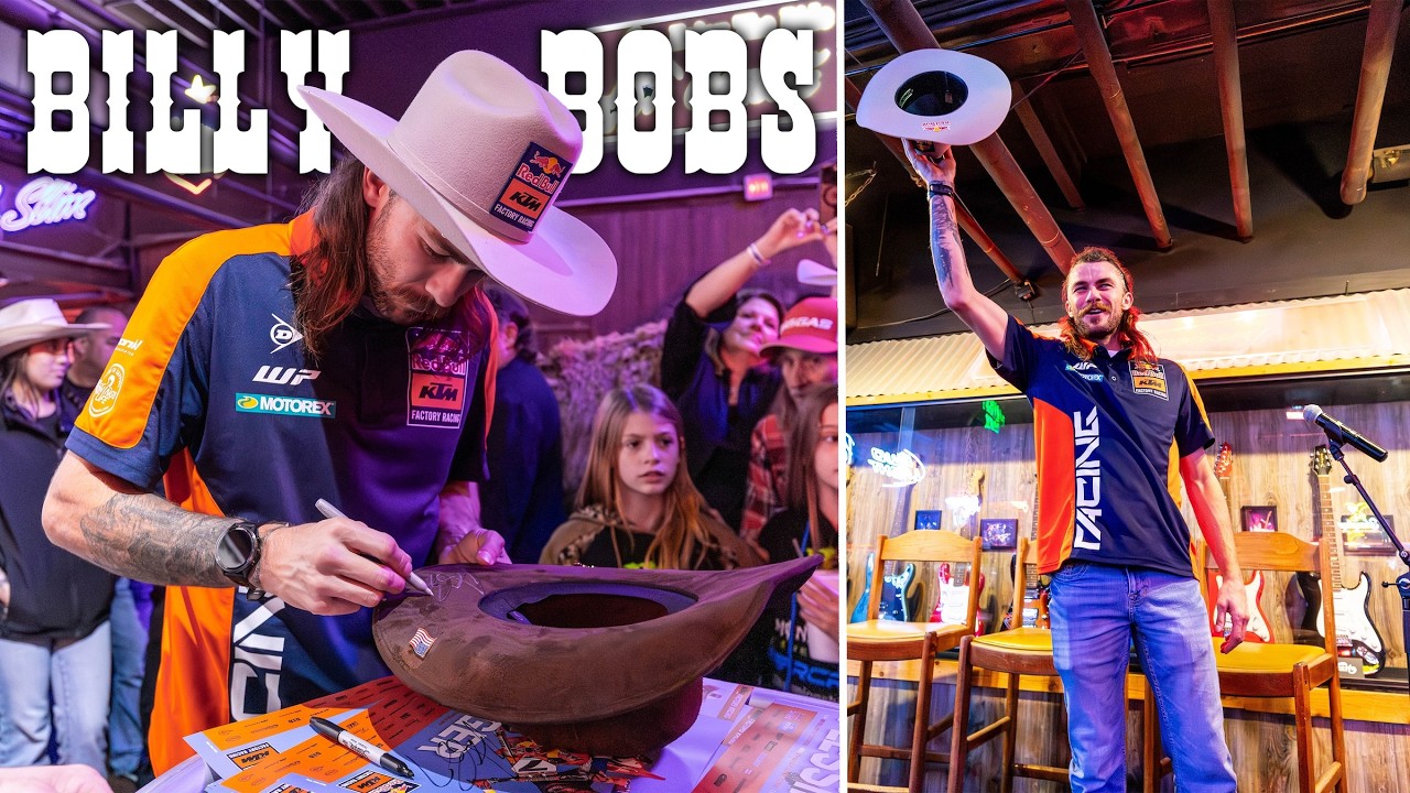 Aaron Plessinger's Honky Tonk at Billy Bob's | Arlington SMX Press Day