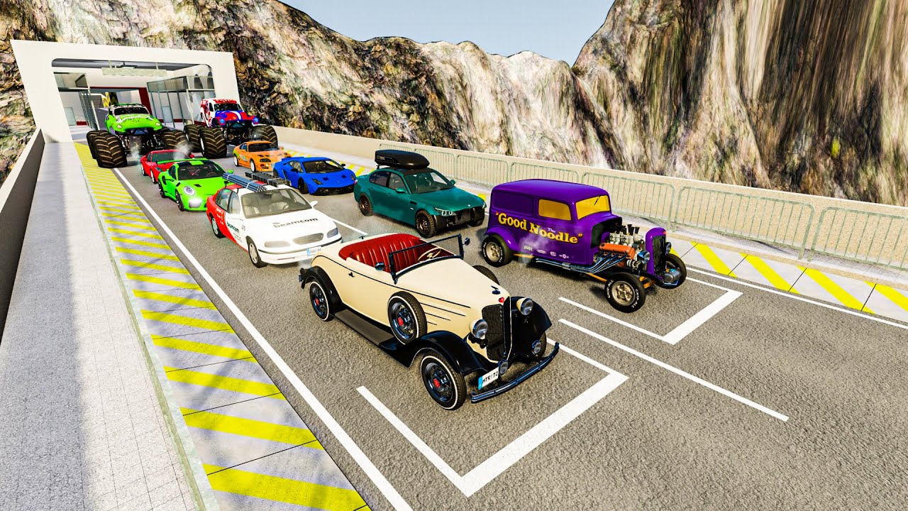 Crazy Ramp Jump and Crash #10 | BeamNG Drive
