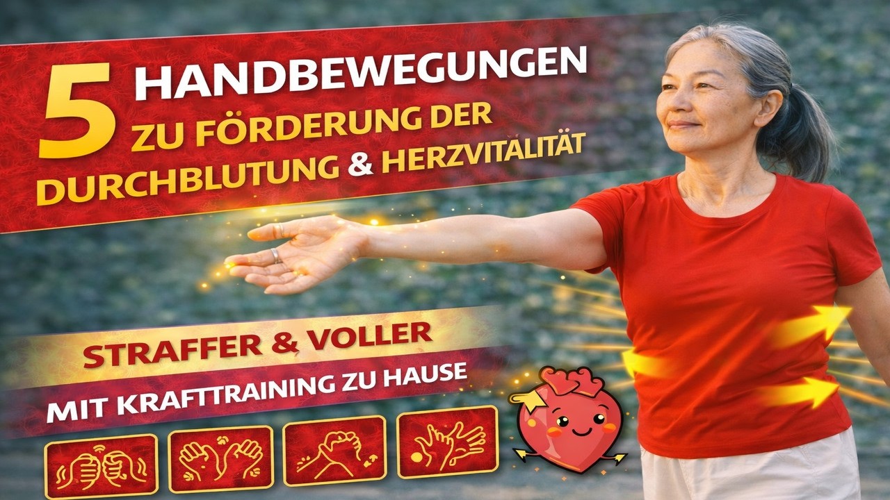 5 Handbewegungen für bessere Durchblutung & Herzvitalität | Einfache Übungen für jeden Tag