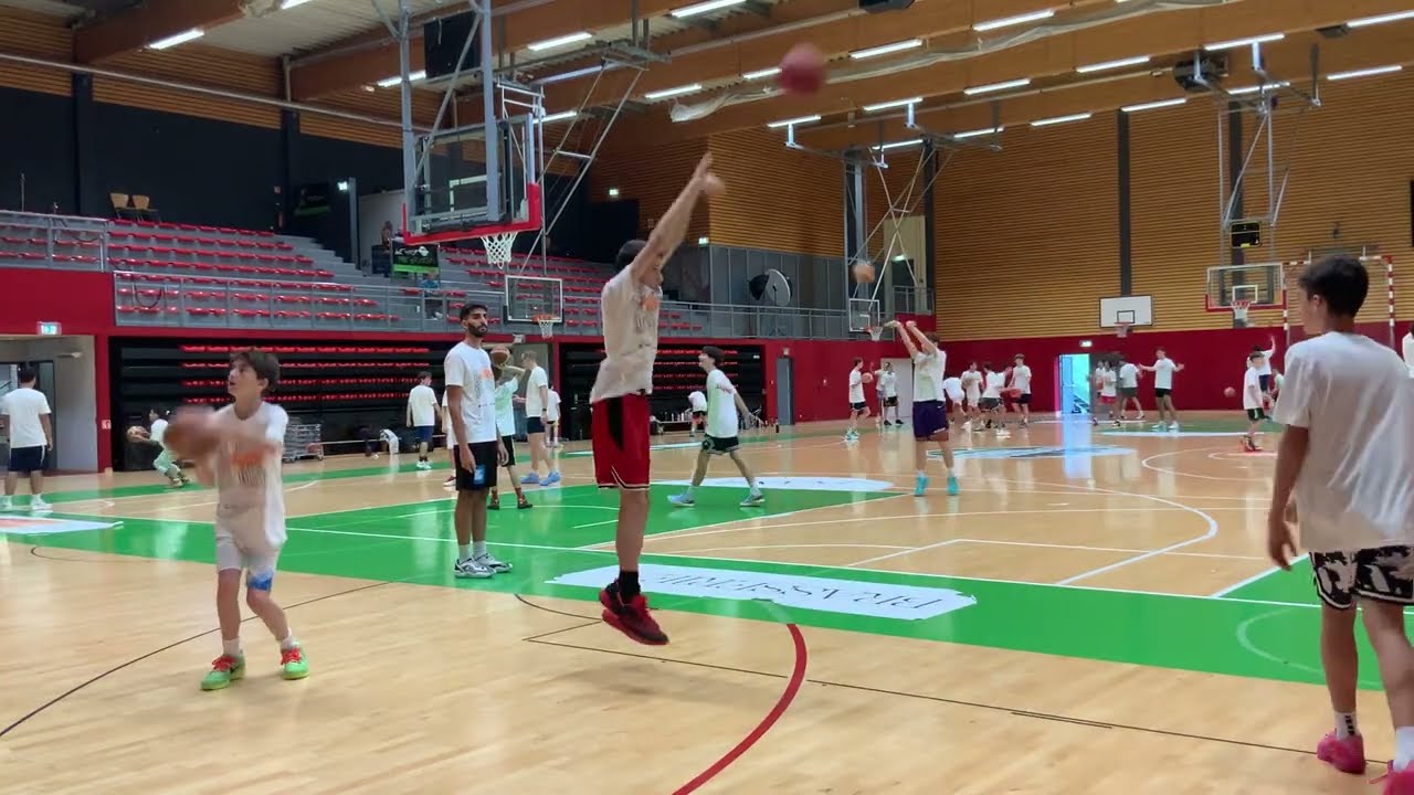 Mitchell Kirsch in action at the Be great again camp 2025 in Luxembourg. 