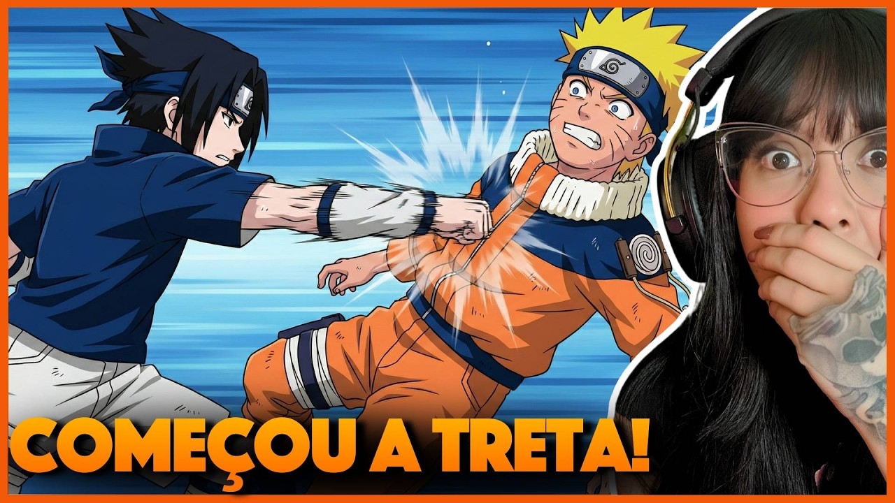 [REACT] Sasuke Vs Naruto! Luta final? Ep 126-128