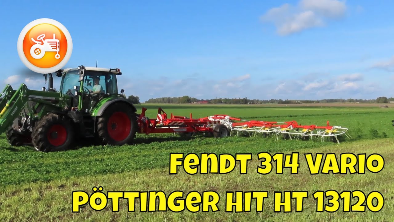 Fendt Demonstrations 2023 | Fendt 314 Vario & P&ouml;ttinger HIT HT 13120