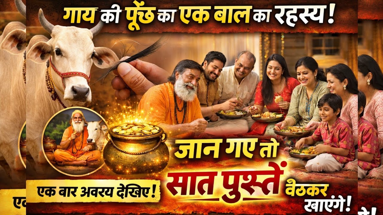 गाय की पूँछ का एक बाल बदल सकता है भाग्य | सच जानकर दंग रह जाओगे 😱😱|| @TSeriesBhaktiSagar 
