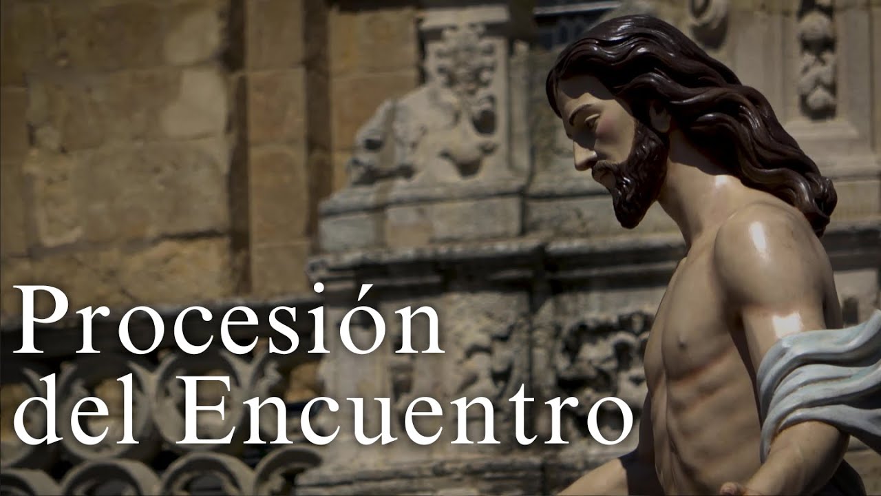 [4k] Procesión del Encuentro en San Isidoro | Resucitado | Divino Obrero | Semana Santa León 2025