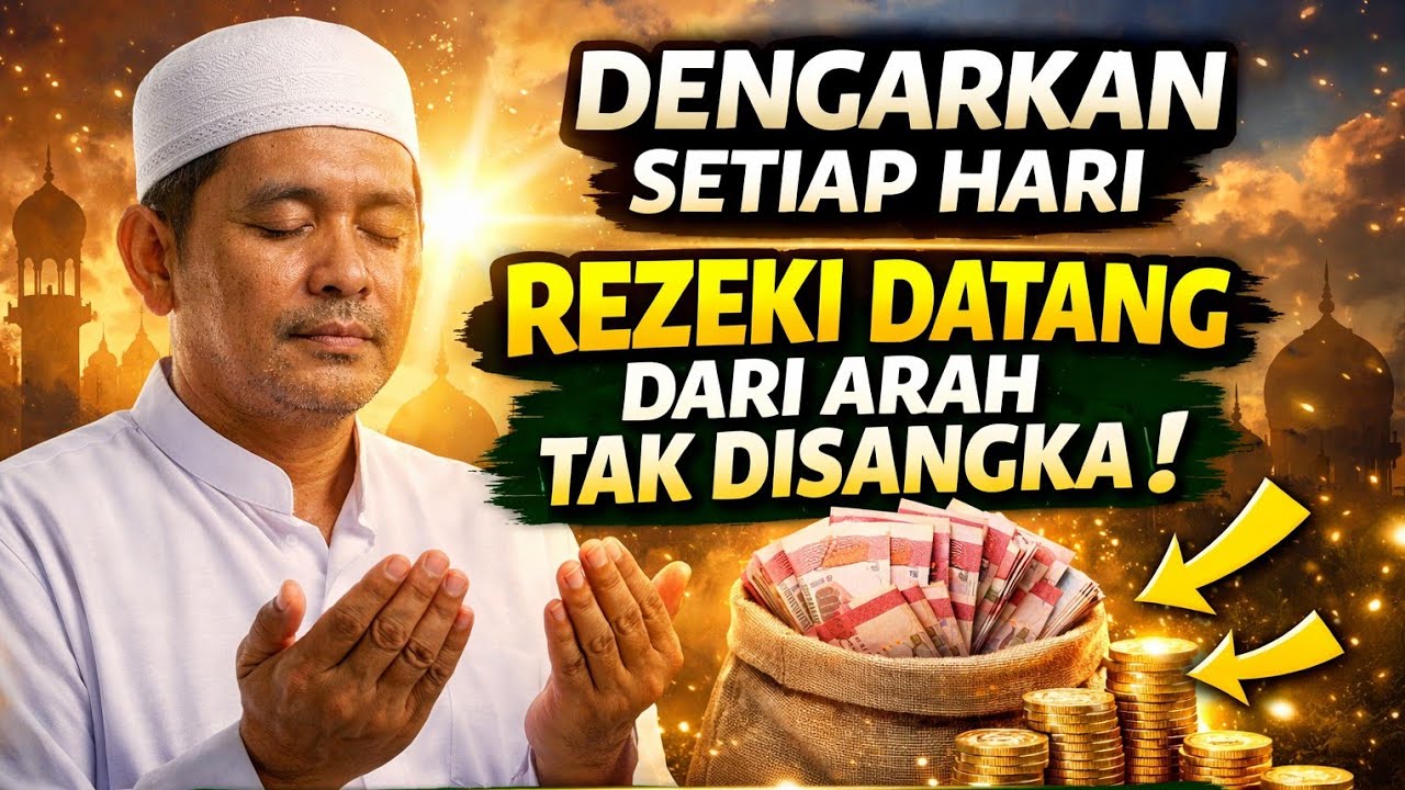 Dengarkan Ini Setiap Hari, Rezeki Datang dari Arah Tak Disangka