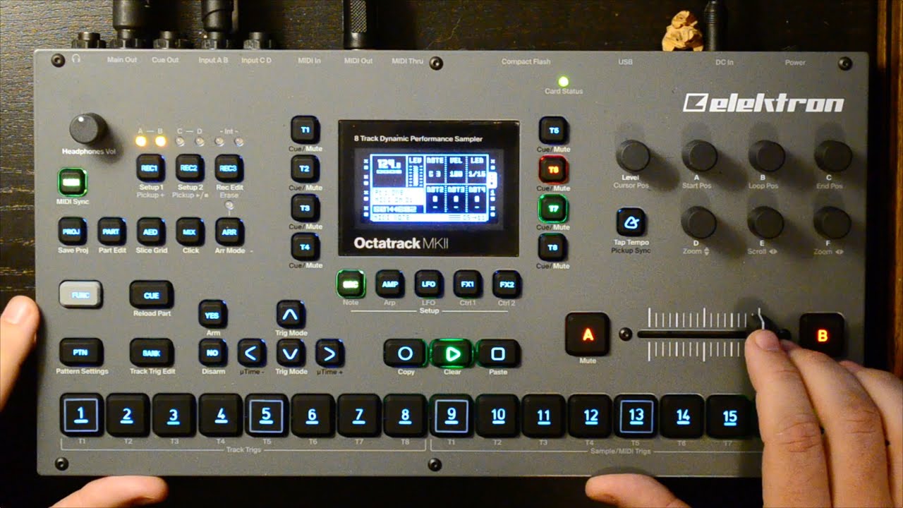 Spirited jam w/ the Elektron Octatrack MkII, Novation Peak