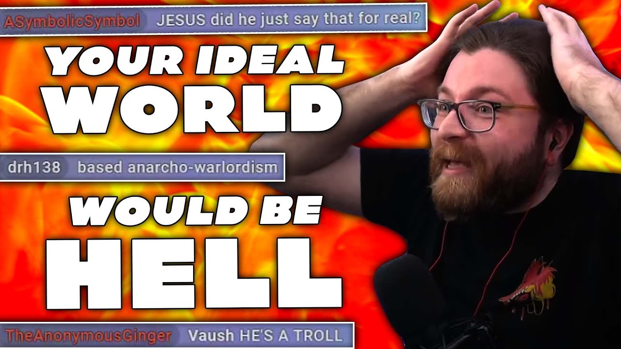 Vaush Destroys Delusional Ancap In This Debate
