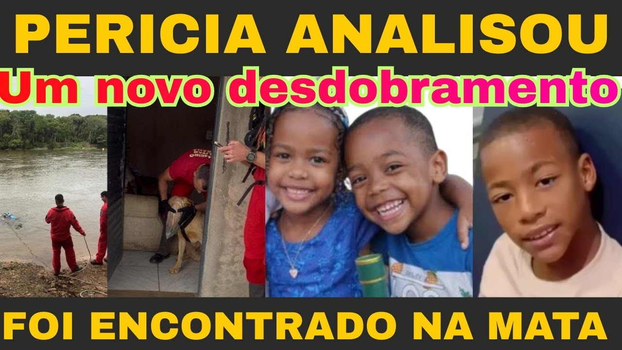 🚨 CASO BACABAL REVIRAVOLTA SOBRE AS CRIANÇAS PERICIA NA MATA E CRIANÇAS 