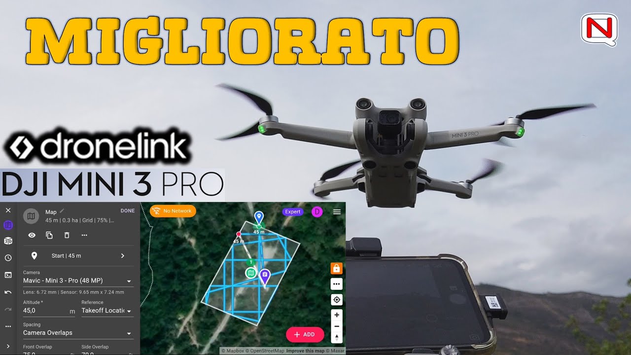 FUNZIONA! DJI MINI 3 PRO diventa un drone da Fotogrammetria con Dronelink