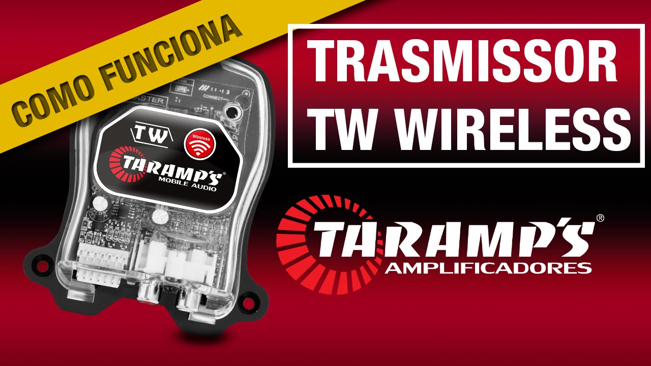 Transmissor Wireless TW Taramps - Alta qualidade em Transmissão de Audio - By SomSC.com.br