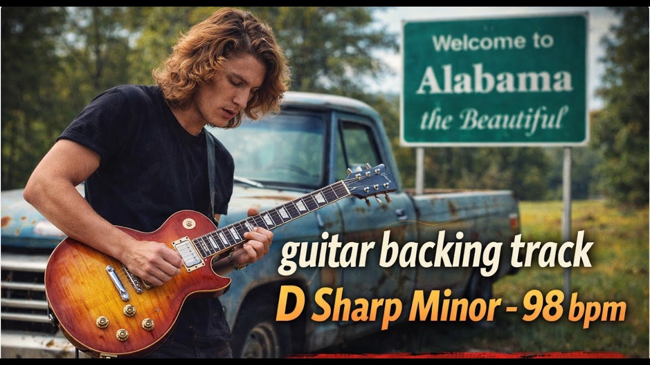 Lynyrd Skynyrd   Sweet Home Alabama style guitar backing track D sharp minor 98 bpm