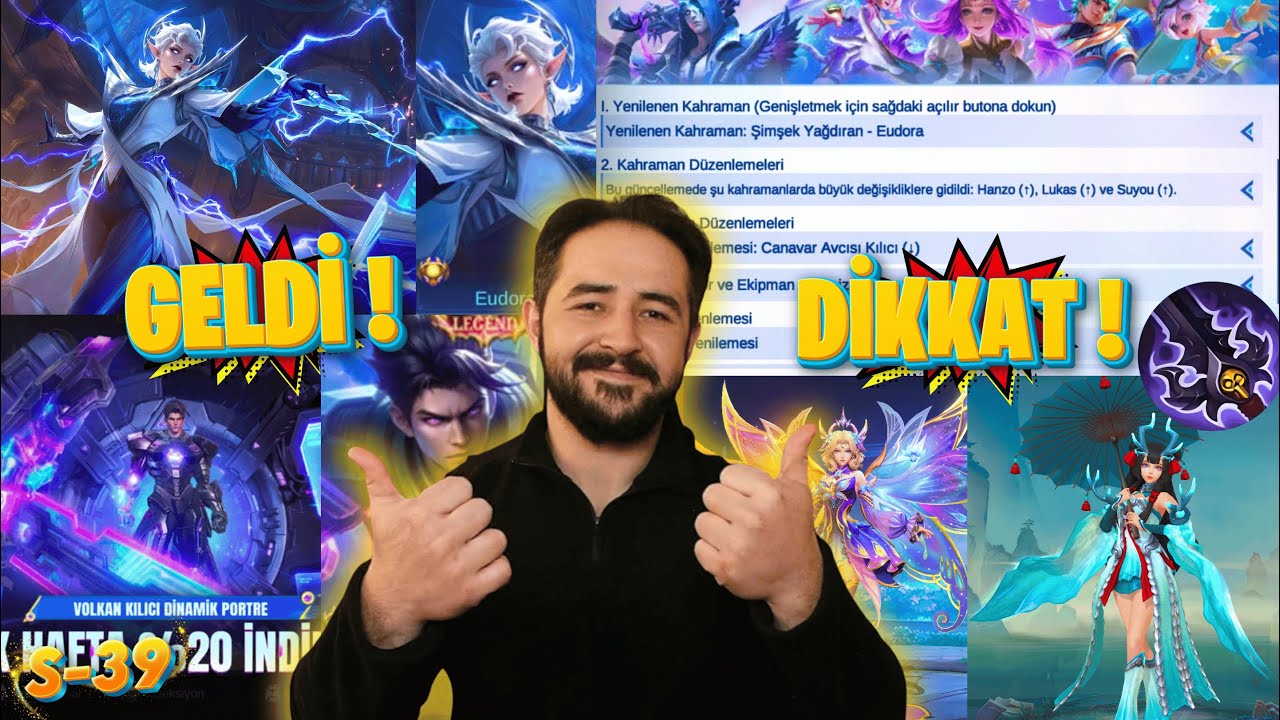 Bomba G&uuml;ncelleme! 🔥Yeni Yama Notları ⚙️ Alucard Legend 👑 Eudora Revamp ✨ Yenilenen Lucky Box | MLBB