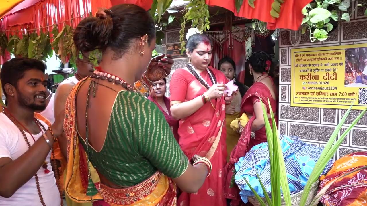 shitla mata kalash yatra bhalubasa harijan basti  14 may 2024