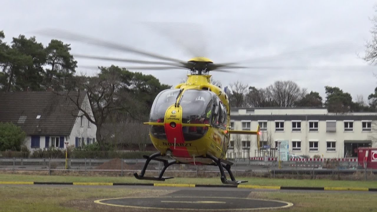 RTH Christoph 23 Luftrettung ADAC/BW BWZK Koblenz startet an Uniklinik Bonn am 22.02.17