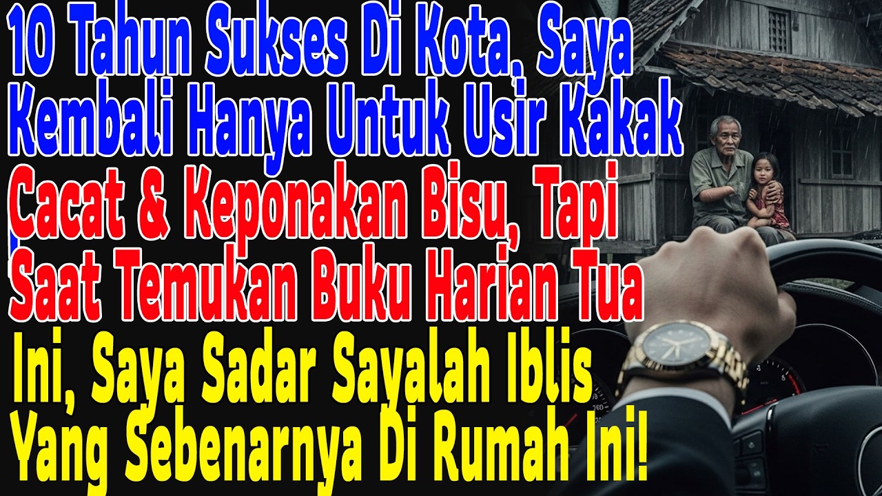 Pulang Pamer Mobil Mewah, Pria Ini Hancur Saat Lihat Kakaknya Cacat Demi Masa Depannya...