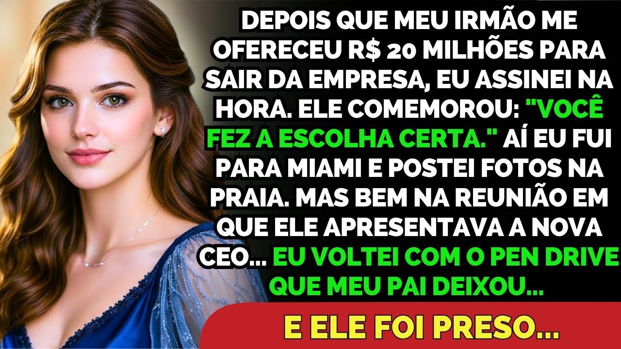 Vendi Por R$ 20 Milhões. Na Reunião Do Conselho, O Pen Drive Começou... E Ele Empalideceu